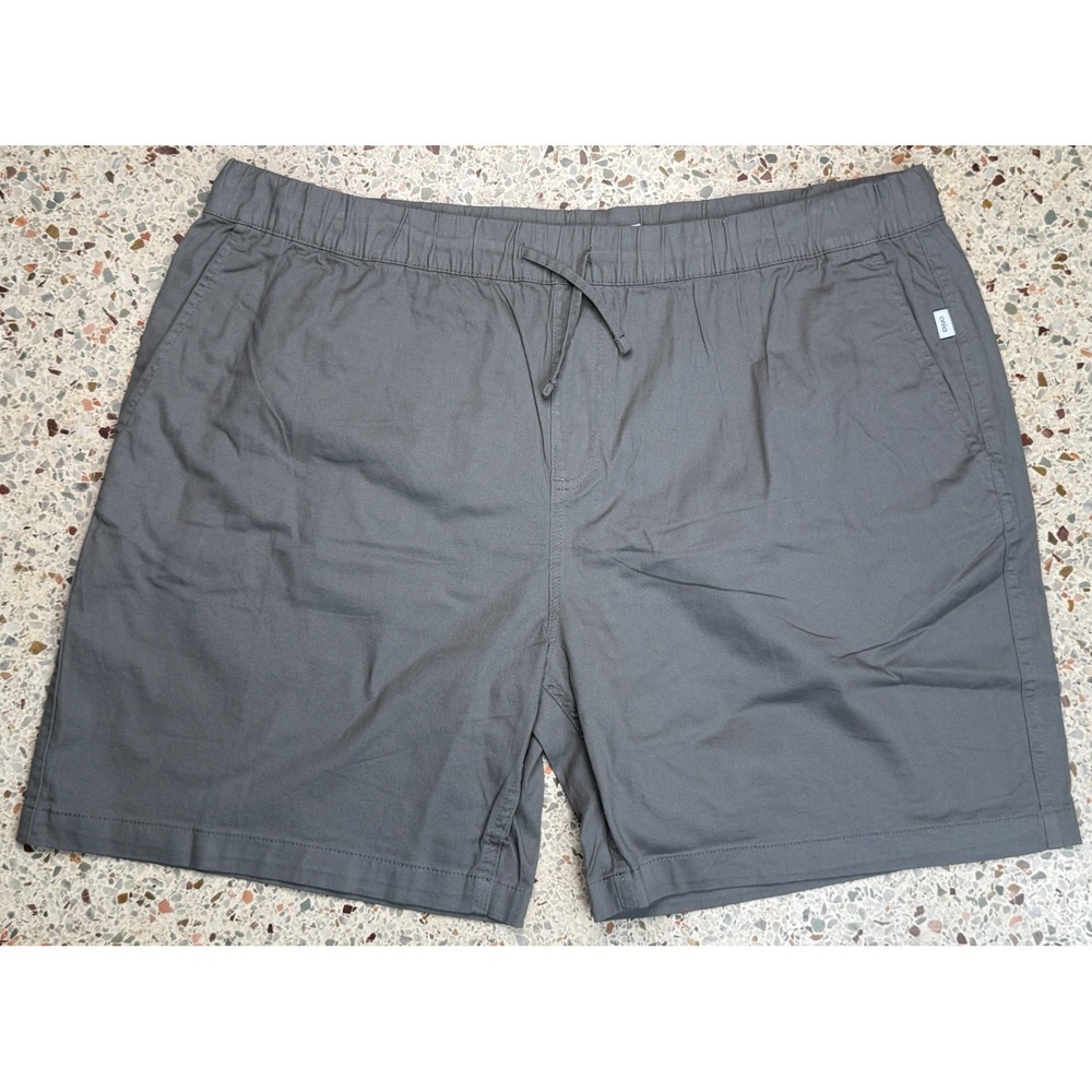 Onia Men's Light Gray Slash Pockets Drawstring Waist Casual Shorts Size XXL